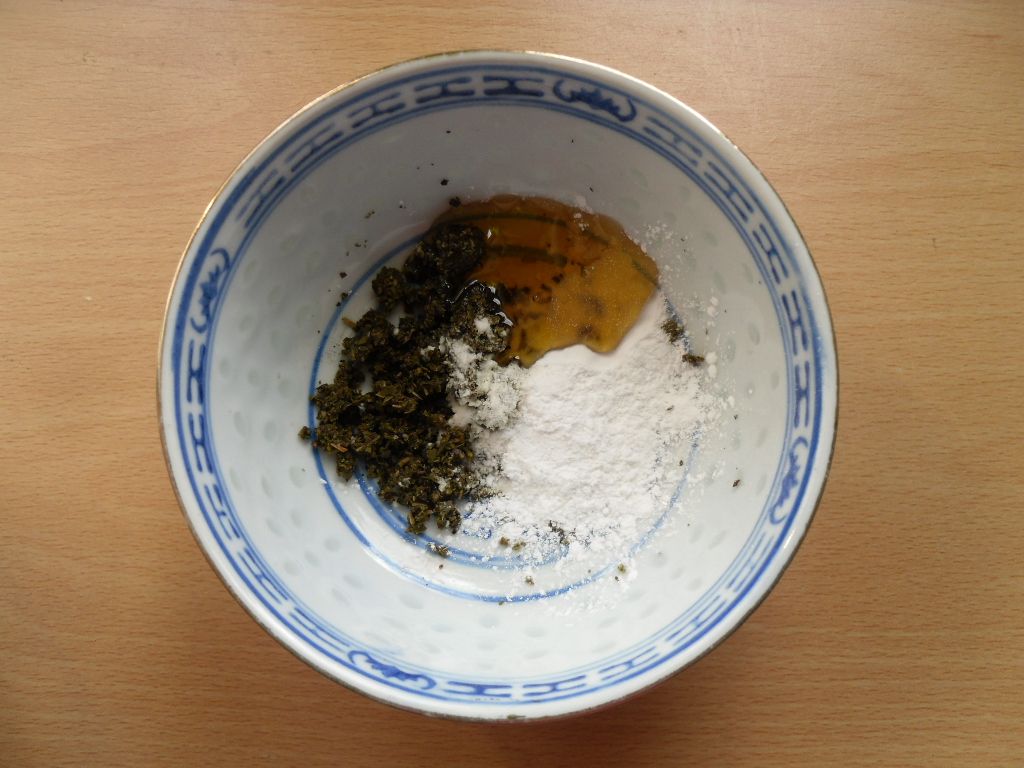 Mask green tea honey rice flour Does a